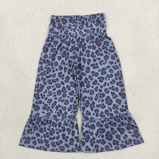 Baby Girls Kids Black Camo Ruffle Pants Bottoms Clothes