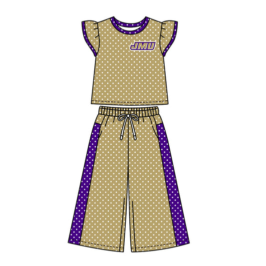 Moq 5 Baby Girls Kids Short Sleeves Shirt Pants Team Set Clothes