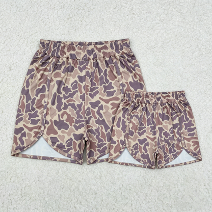 Sibling Baby Girls Adult Women Southern Camo Shorts Summer Bottoms RTS