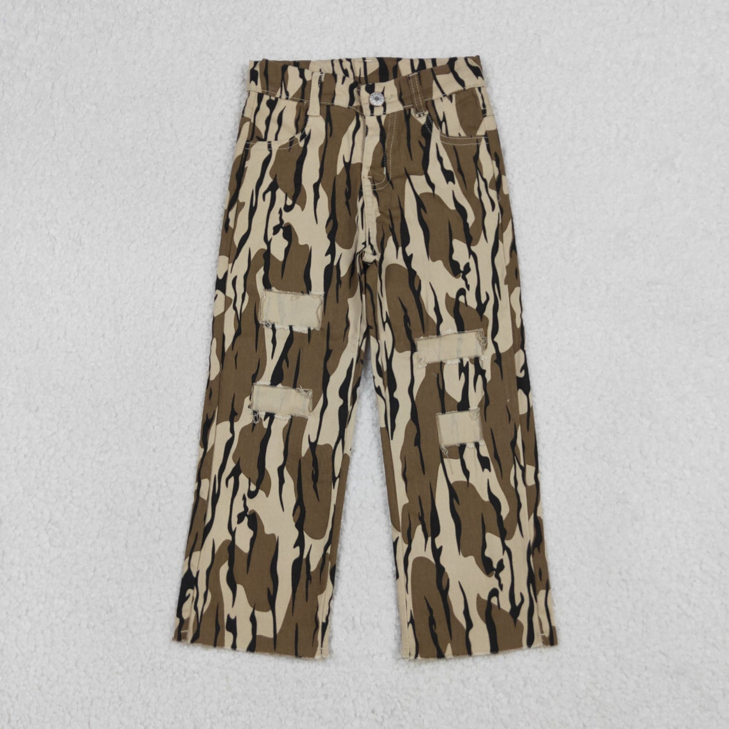 Baby Boys Kids Camo Denim Pants Jeans Bottoms Clothes