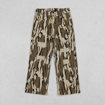 Baby Boys Kids Camo Denim Pants Jeans Bottoms Clothes