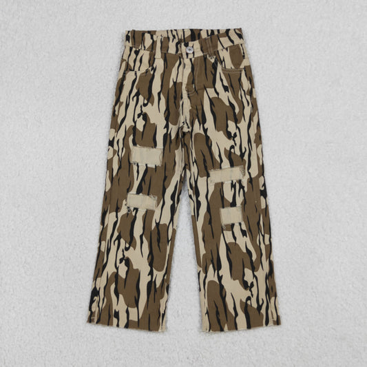 Baby Boys Kids Camo Denim Pants Jeans Bottoms Clothes