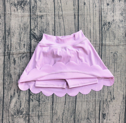 Preorder Baby Girls Kids Pink Yoga Shorts Skirt