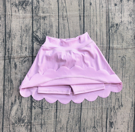 Preorder Baby Girls Kids Pink Yoga Shorts Skirt