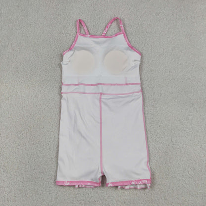 Baby Girls Kids Sleeveless Butterfly Yoga Active Knee Length Dress