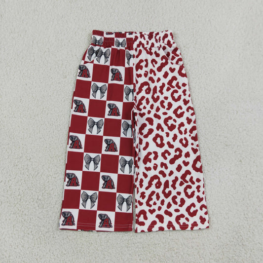 Baby Girls Kids Bows Elephant Leopard Pants Bottoms Team Clothes