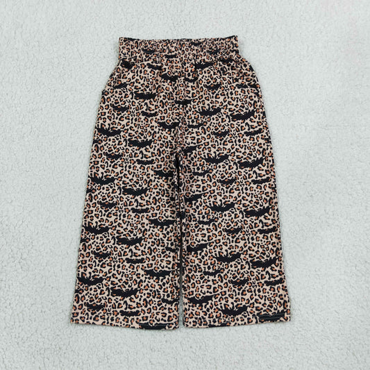 Baby Girls Kids Halloween Bats Leopard Pants Bottoms Clothes
