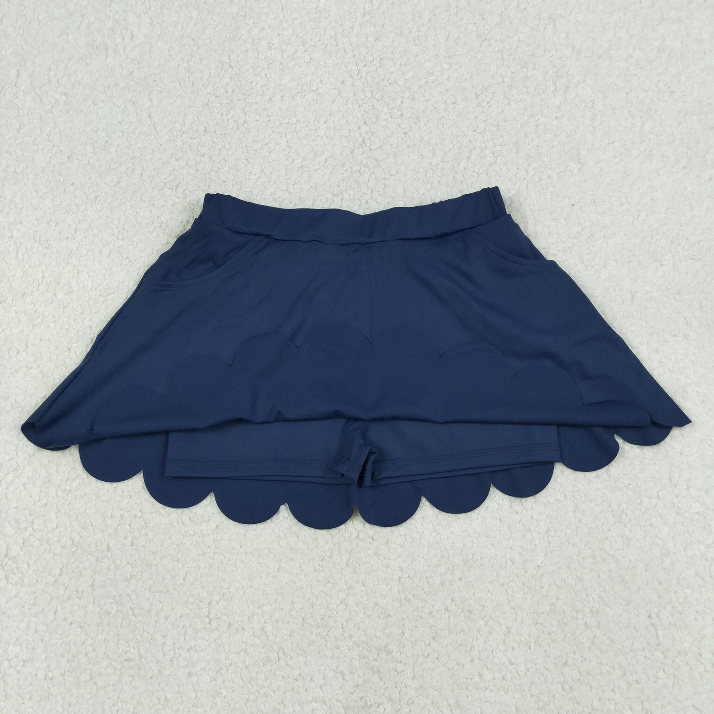 Baby Girls Kids Navy Pockets Skirt Shorts Bottoms Yoga Active Clothes