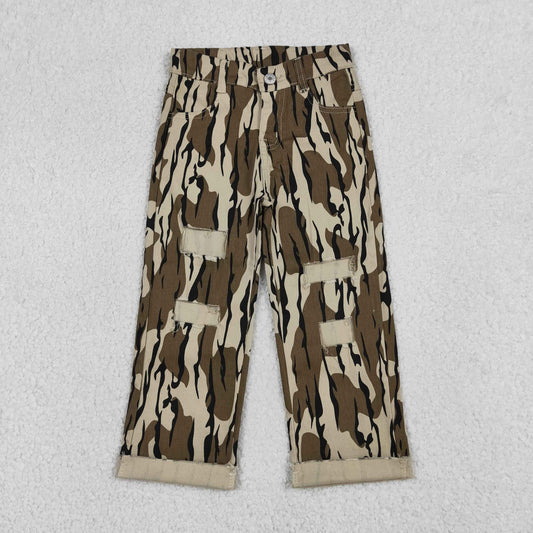 Baby Boys Kids Camo Denim Pants Jeans Bottoms Clothes