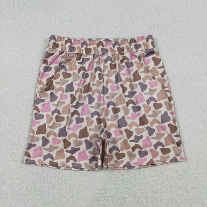Sibling Baby Girls Adult Women Camo Pockets Shorts Southern Hunting Bottoms