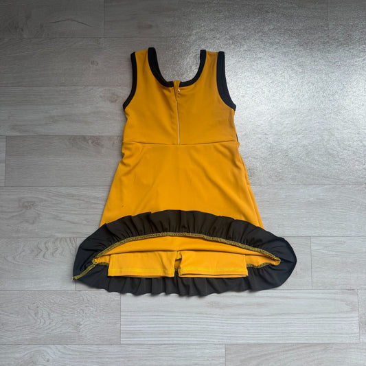 No moq Preorder Baby Girls Kids Sleeveless Shorts Knee Length Scallop Dress Yoga Active Summer Clothes