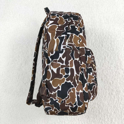 USA Shop Baby Boys Kids Brown Camo Backpack Bag