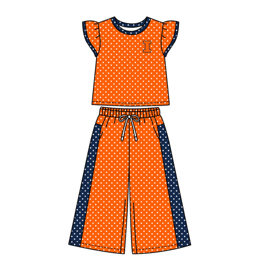 Moq 5 Baby Girls Kids Short Sleeves Shirt Pants Team Set Clothes