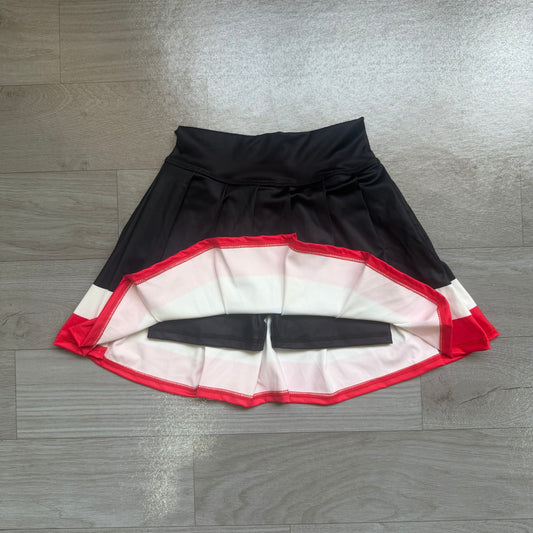 No moq Preorder Baby Girls Kids Black Red Skirt Shorts Bottoms Yoga Clothes