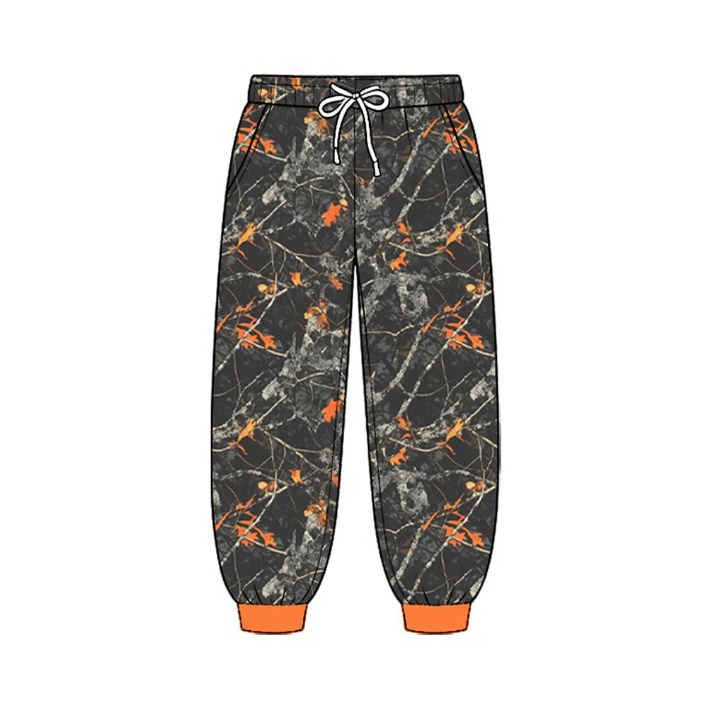 Moq 5 Baby Boys Kids Pockets Jogger Camo Pants Bottoms Leaves Clothes