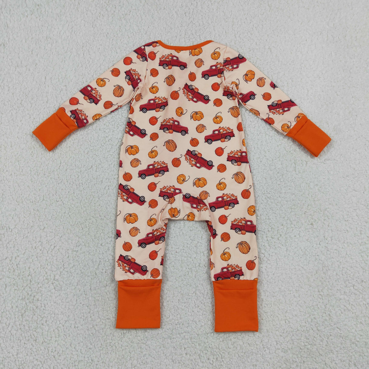 Sibling Baby Boys Boys Kids Long Sleeves Pumpkins Trucks Romper Sets Pajamas Blankets Thanksgiving Clothes