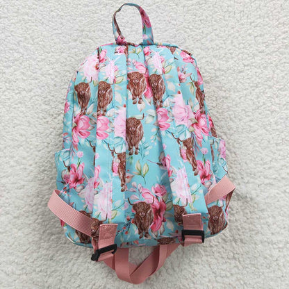 USA Shop Baby Kids Toddler Flower Western Cow School Backpack Bag