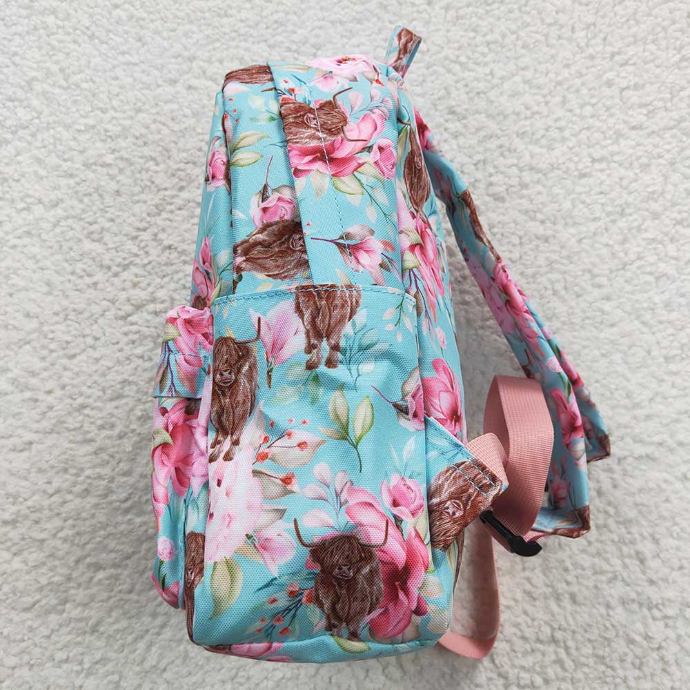 USA Shop Baby Kids Toddler Flower Western Cow School Backpack Bag
