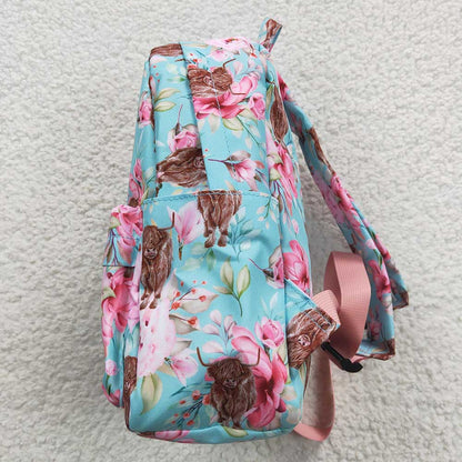 USA Shop Baby Kids Toddler Flower Western Cow School Backpack Bag