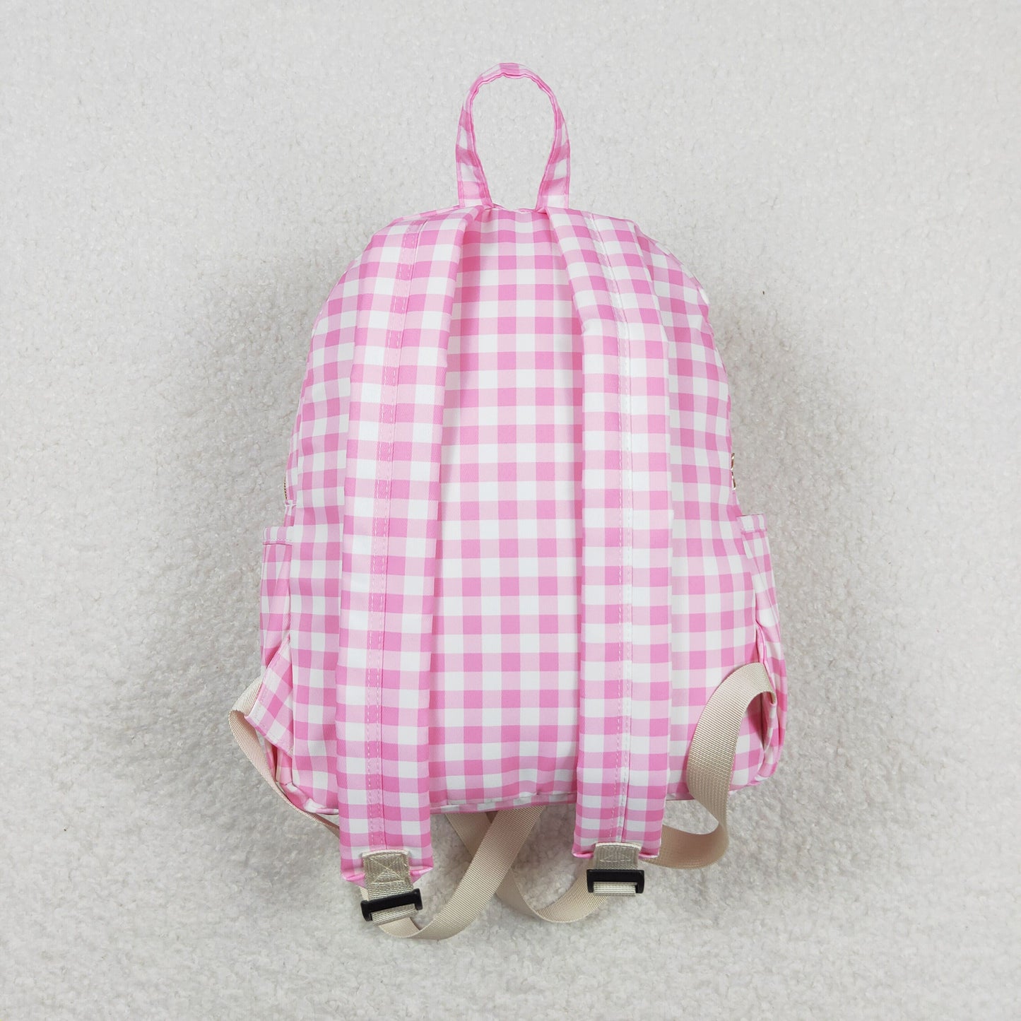 USA Shop Baby Girls Pink Plaid School Backpack Ruffle Bag