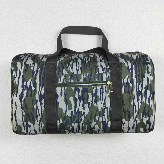 USA Shop Adult Green Camo Travel Gym Bag