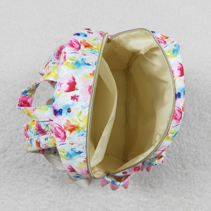 USA Shop Baby Kids Flower School Ruffle Backpack Bag