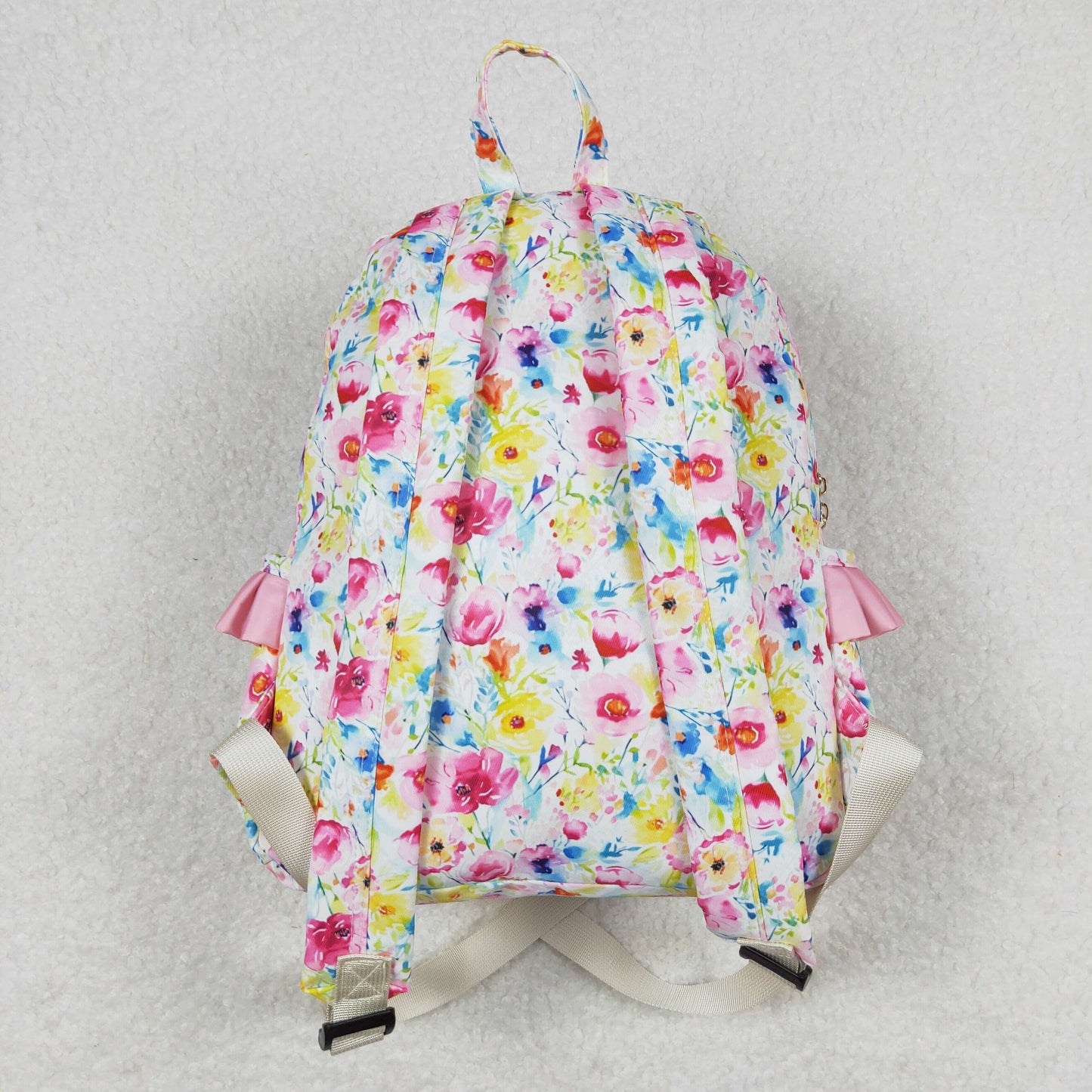 USA Shop Baby Kids Flower School Ruffle Backpack Bag