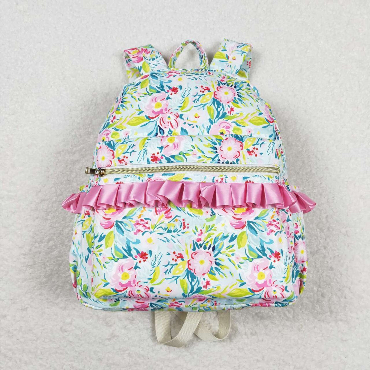 USA Shop Baby Girls Kids Flower Ruffle Backpack School Bag