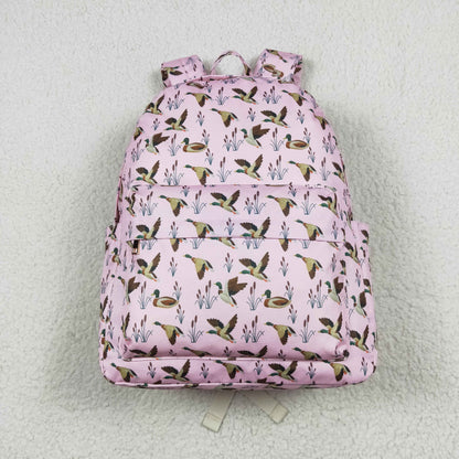 USA Shop Baby Girls Ducks School Backpack Pink Bag