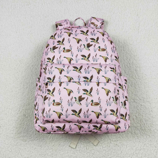 USA Shop Baby Girls Ducks School Backpack Pink Bag