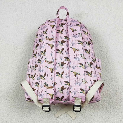 USA Shop Baby Girls Ducks School Backpack Pink Bag