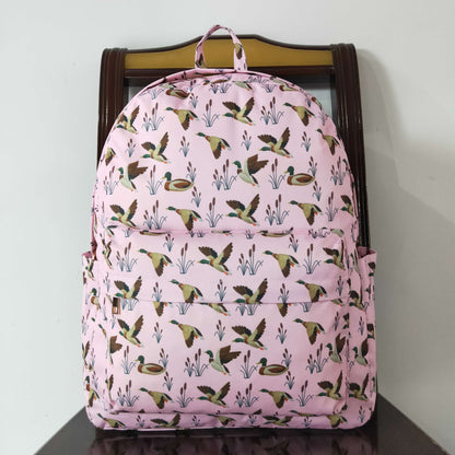 USA Shop Baby Girls Ducks School Backpack Pink Bag