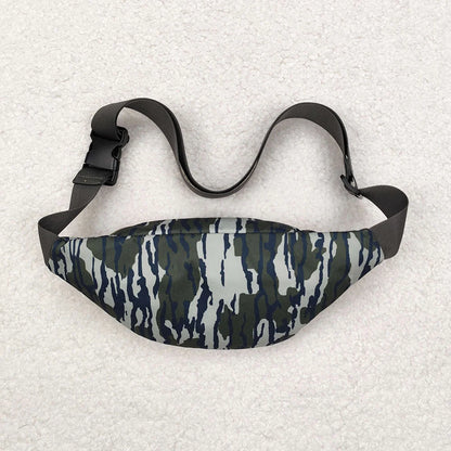 USA Shop Baby Kids Green Camo Fanny Bag
