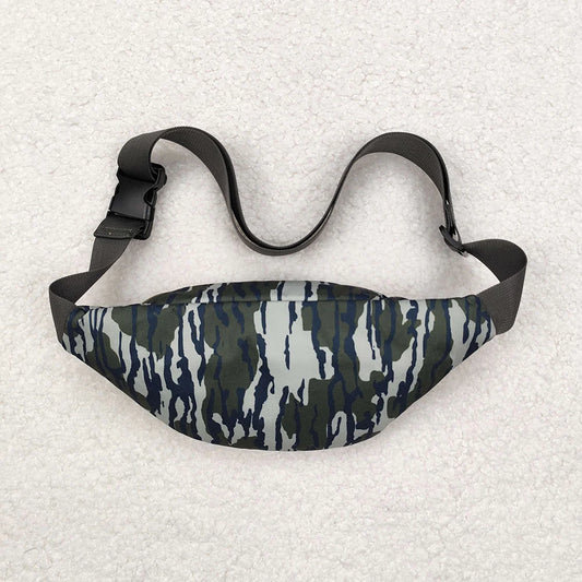 USA Shop Baby Kids Green Camo Fanny Bag