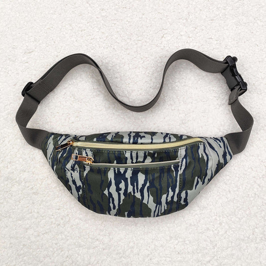 USA Shop Baby Kids Green Camo Fanny Bag