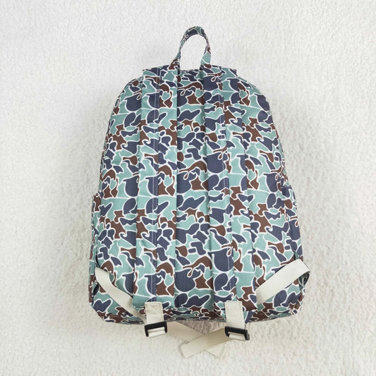 USA Shop Baby Boys Kids Camo Zipper Backpack School Bag