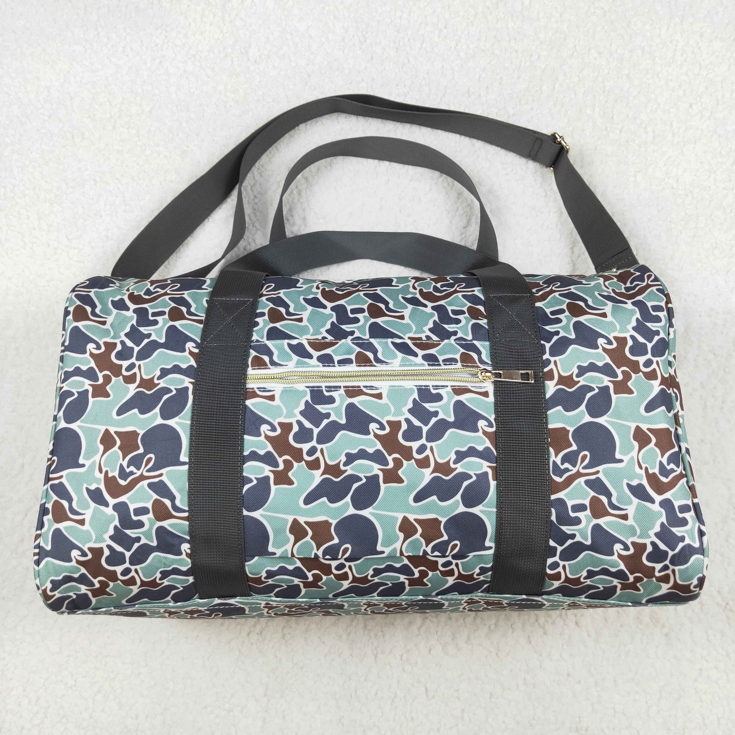 USA Shop Southern Green Camo Gym Travel Bag
