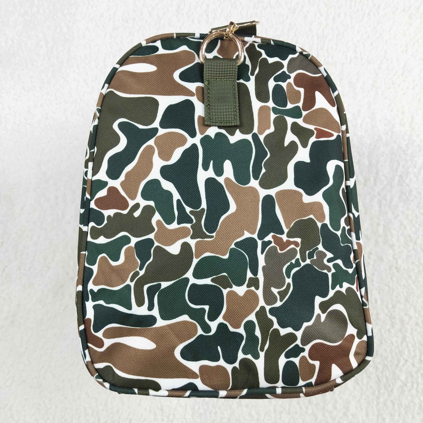 USA Shop Brown Camo Travel Gym Bag