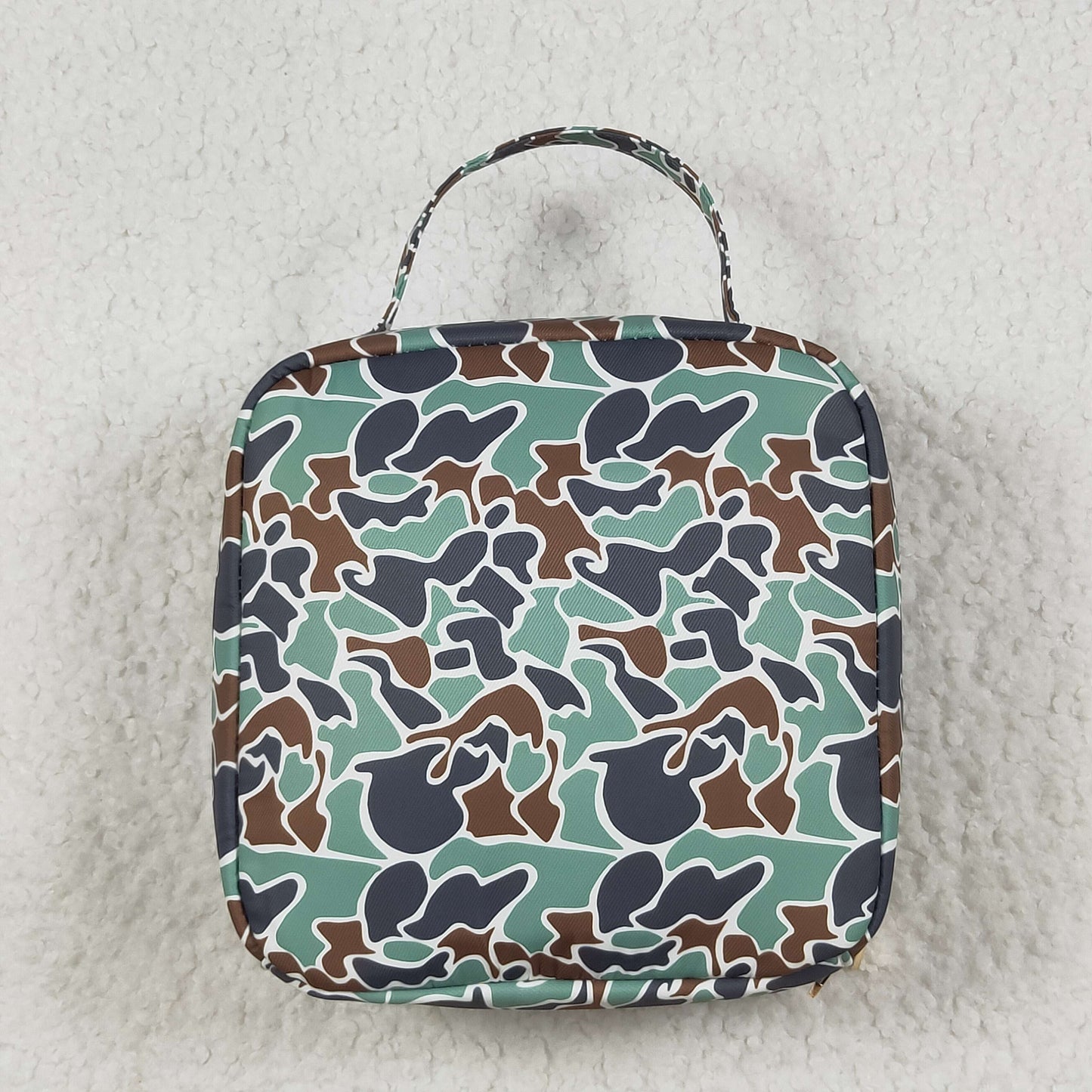 USA Shop Baby Kids Ducks School Green Camo Lunch Box