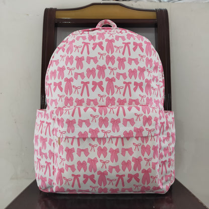 USA Shop Baby Girls Pink Bows School Backpack Bag