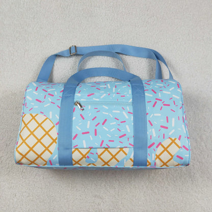 USA Shop Kids Adult Drips Sprinkles Travel Ruffle Gym Blue Bag