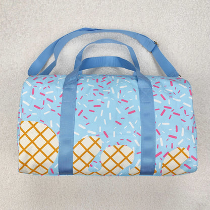 USA Shop Kids Adult Drips Sprinkles Travel Ruffle Gym Blue Bag