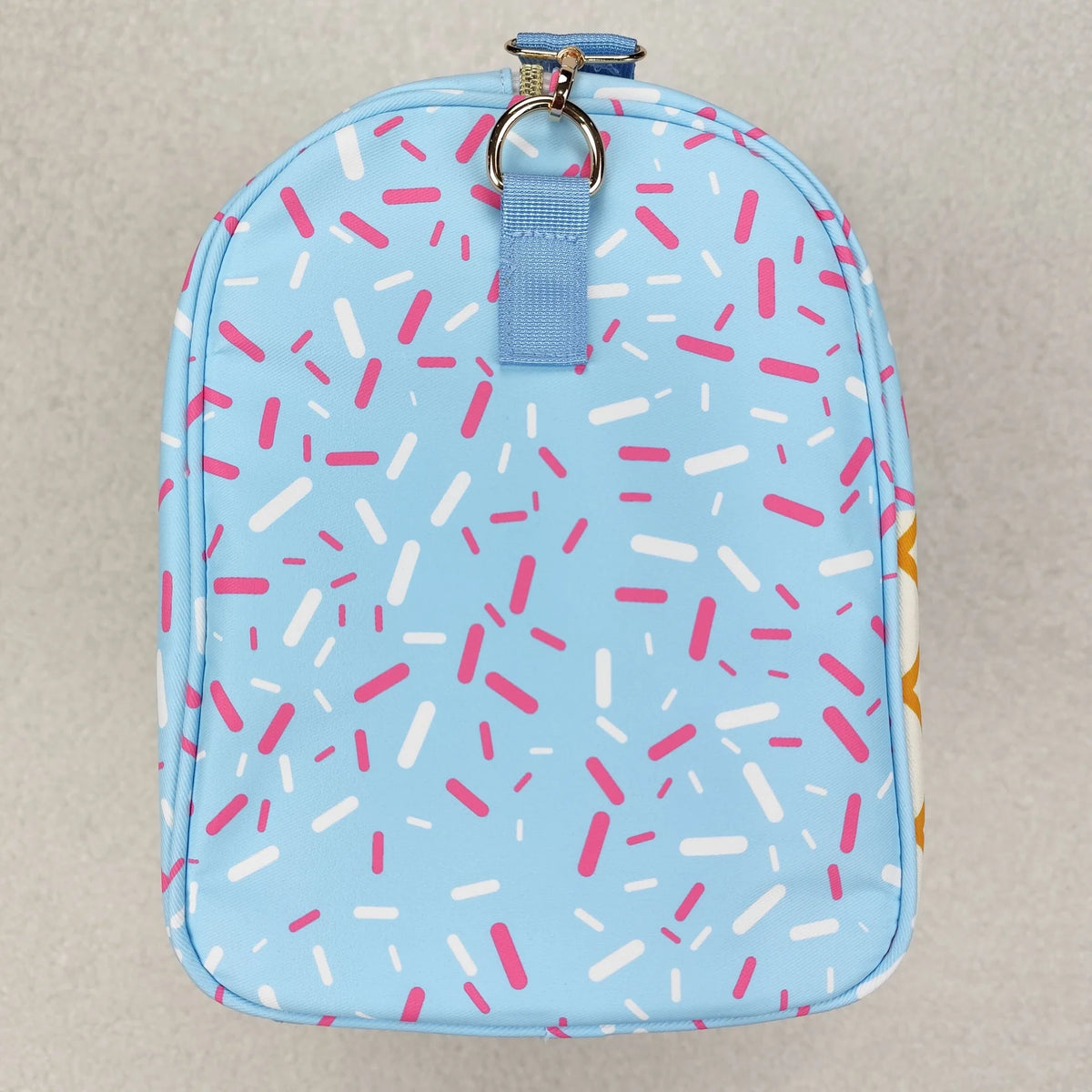 USA Shop Kids Adult Drips Sprinkles Travel Ruffle Gym Blue Bag