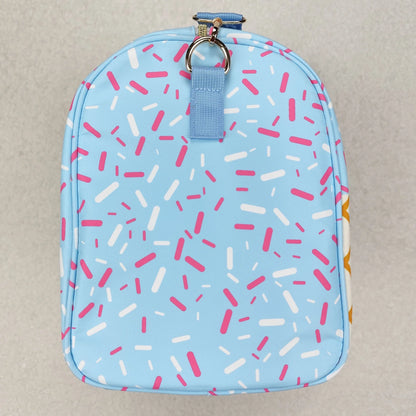 USA Shop Kids Adult Drips Sprinkles Travel Ruffle Gym Blue Bag