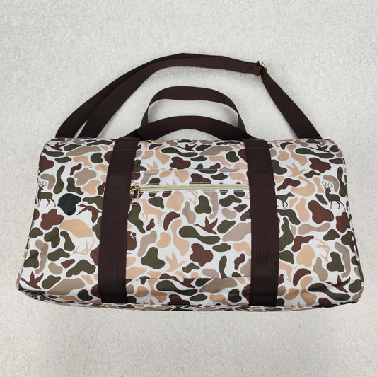 USA Shop Dogs Ducks Camo Hunting Travel Gym Bag