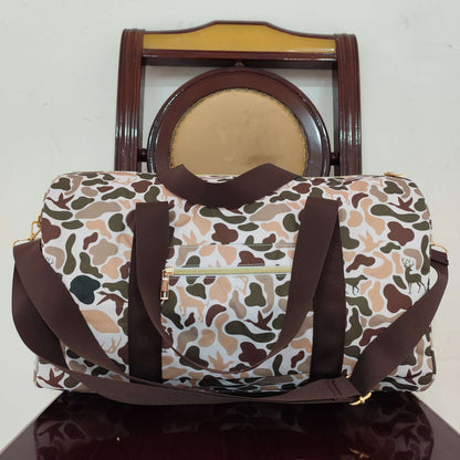 USA Shop Dogs Ducks Camo Hunting Travel Gym Bag