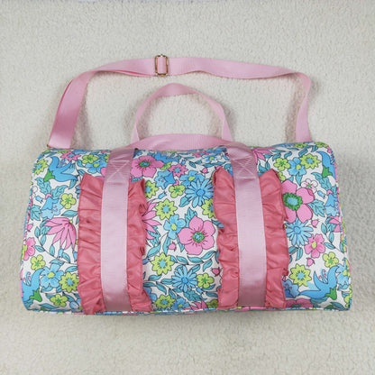 USA Shop Flower Ruffle Travel Package Gym Bags