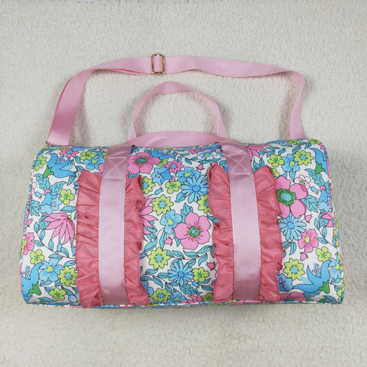 USA Shop Flower Ruffle Travel Package Gym Bags