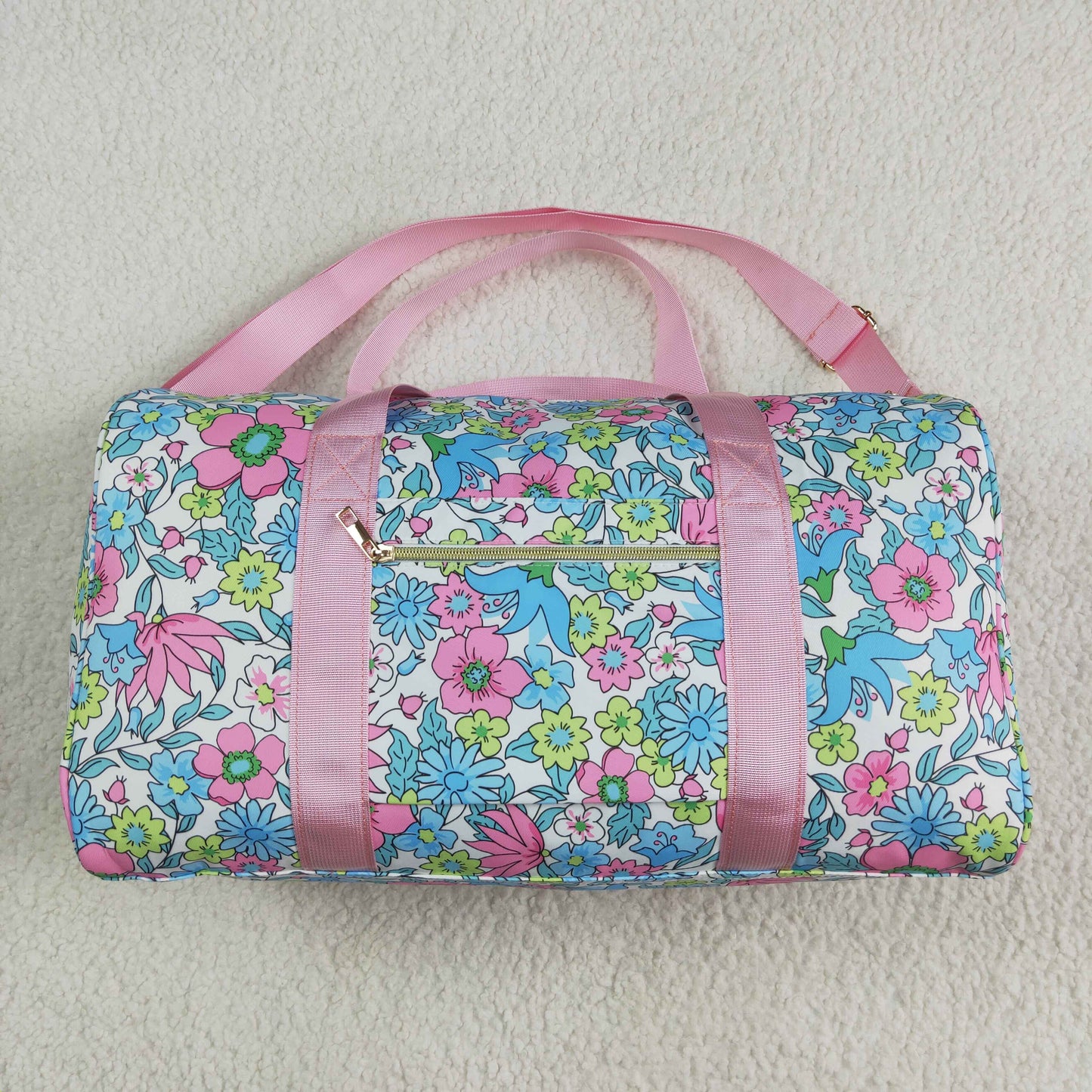 USA Shop Flower Ruffle Travel Package Gym Bags