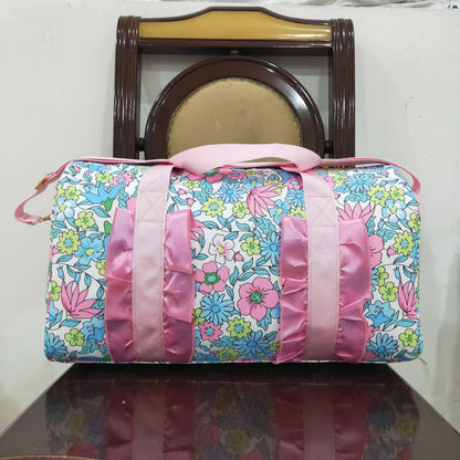 USA Shop Flower Ruffle Travel Package Gym Bags